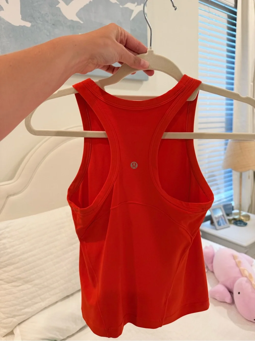 lululemon Red/Orange Athletic Racerback Tank